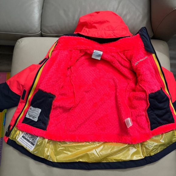 NWT - Columbia Girls’ Bugaboo II 3 in 1 Fleece Interchange Jacket -Size XS (6/7) - Picture 3 of 11